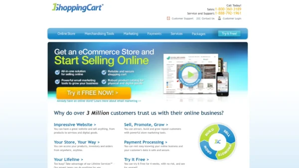 Start Selling Online With 1Shoppingcart.com